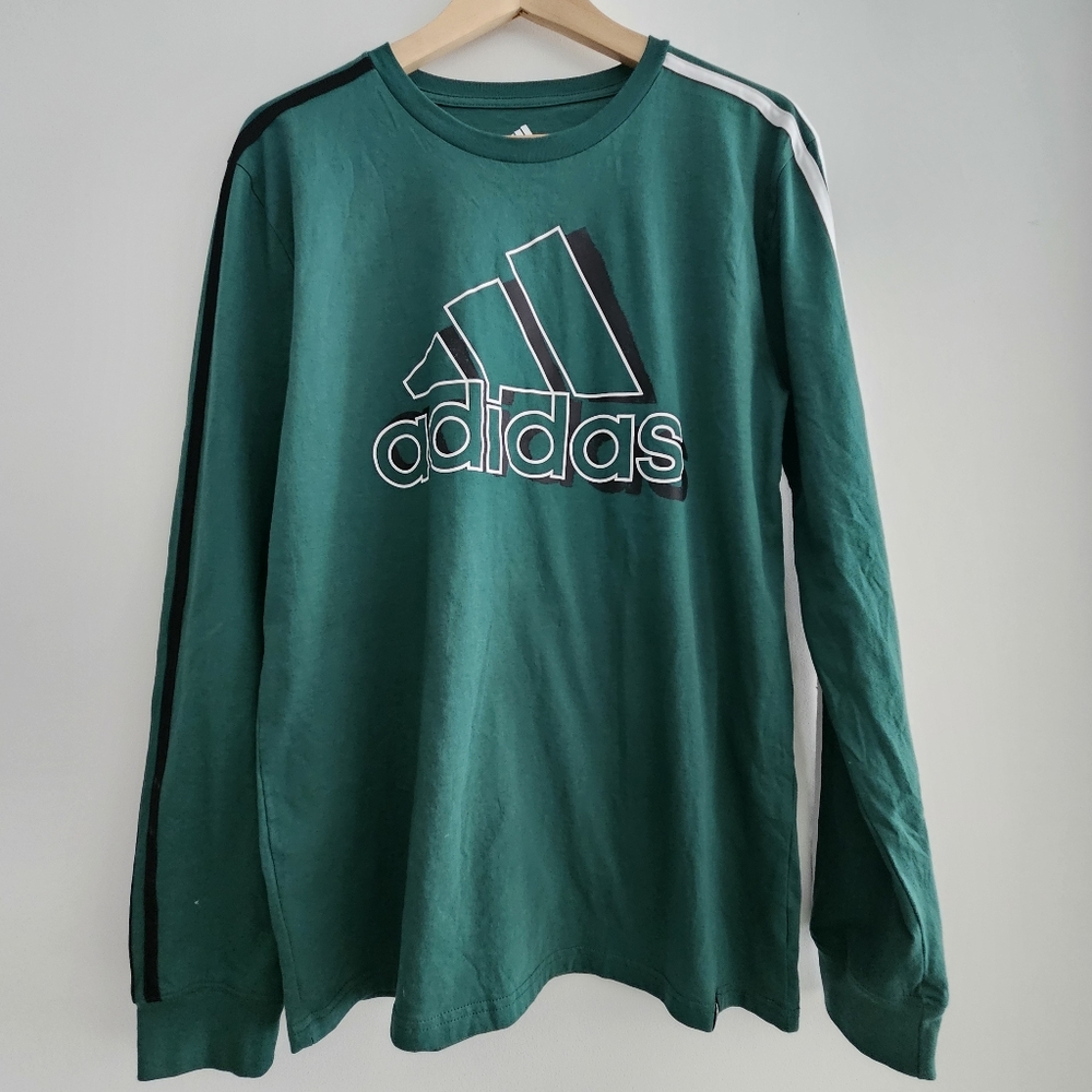 Adidas Long Sleeve Tee Size XL 18/20